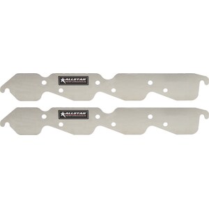 Allstar Performance - 34219 - Exhaust Block Off Plates BBC Engines