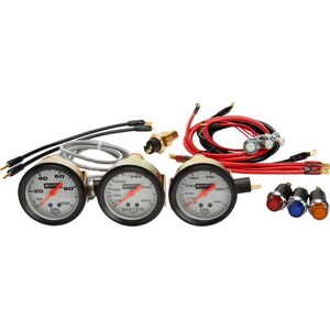 Allstar Performance - 80081 - 3 Gauge Kit OP/WT/OT