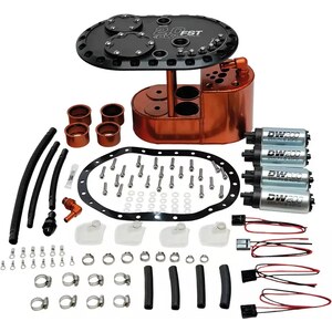 Deatschwerks - 6-201-20FST - 2.0L Staged Fuel Cell Surge Tank with 4 DW200