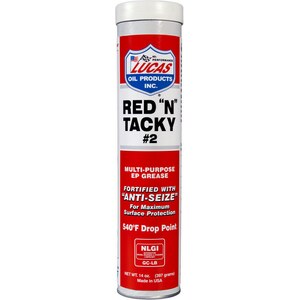 Lucas Oil - LUC10005 - Red-N-Tacky Gre 14 oz Tube