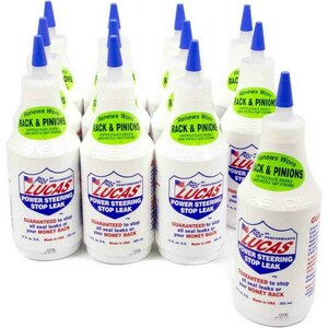 Lucas Oil - 10008 - Power Steering Stop Leak Case/12-12oz