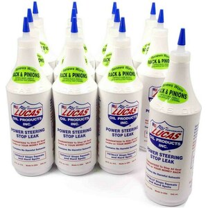 Lucas Oil - 10011 - Power Steering Stop Leak Case 12x1 Qt