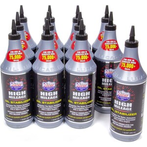 Lucas Oil - 10118 - High Mileage Oil Stabili zer Case 12 x 1 Qt.