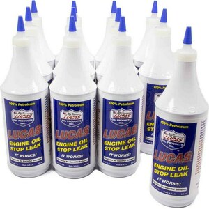 Lucas Oil - 10278 - Engine Oil Stop Leak 12x1 Quart
