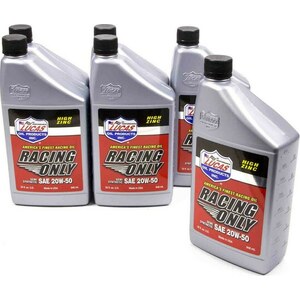 Lucas Oil - 10306 - Semi-Syn 20w50 Racing Oil 6x1 Qt