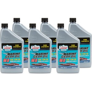 Lucas Oil - 10652 - Marine Gear Oil M8 Case 6 x 1 Quart