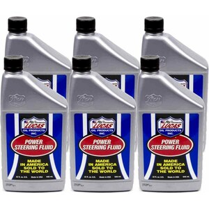 Lucas Oil - 10824-6 - Power Steering Fluid Case 6 x 1 Quart