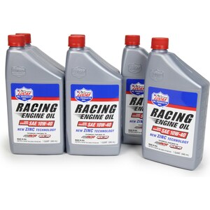 Lucas Oil - 10943 - 10W 40 Semi Synthetic Racing Oil Case 6X 1 Qt.