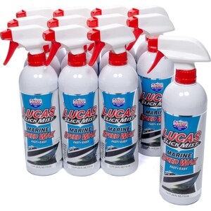 Lucas Oil - 10980 - Slick Mist Marine Speed Wax Case 12 x 24oz.
