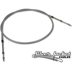 - C93-144 - 144 in. / 12 ft. ULTIMATE SILVER JACKET CLIP TYPE PUSH-PULL CABLE