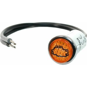Painless Wiring - 80207 - 1/2in Amber Check Engine Light