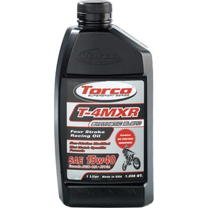 TORCO - T671544C - T-4MXR Four Stroke Racing Oil 15w40-12x1-Liter