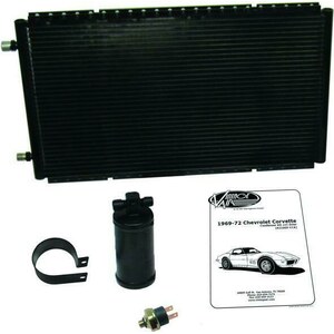 Vintage Air - 021069-CCA - 69-72 Corvette Condenser w/Drier