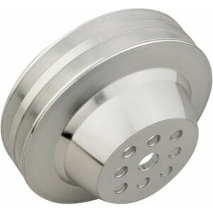March Performance - 7532 - Chevy BB Short Water Pump Double Groove V-Belt Water Pump Pulley