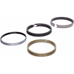 Hastings - 2M568040 - Piston Rings, Premium Ductile Ring Sets, 0.040 in. Oversize, 3.789 in. Bore, Plasma-moly, 5/64 in., 5/64 in., 3/16 in. Ring Thickness, V8, Set of 8