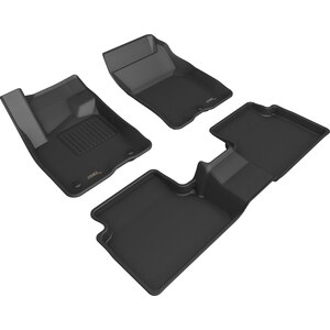 3D MAXpider - L1FR14601509 - 21- Ford Bronco Kagu Rear Floor Liners Black