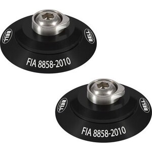 Bell - 2100002 - HANS Clip Set Black FIA8-2010