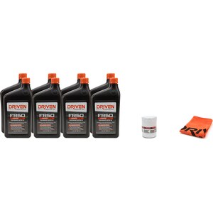 Driven Racing Oil - 20951K - 5w50 Oil Change Kit 12- 13 Mustang Boss 5.0L 9Qt