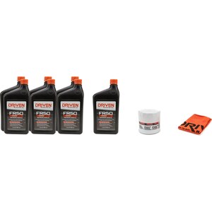 Driven Racing Oil - 20952K - 5w50 Oil Change Kit 13- 14 Mustang GT500 5.8L