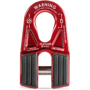 Factor 55 - 00080-01 - Flatlink-E Expert Winch Shackle Mount Red