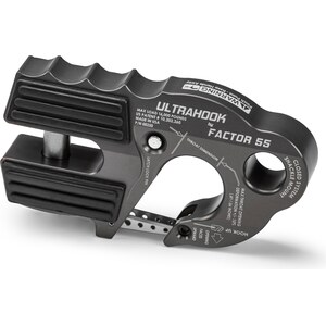 Factor 55 - 00250-06 - Ultrahook Winch Hook W/Shackle Mount Gray