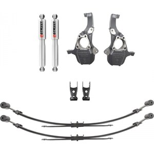 Bell Tech - 350345 - Lowering Kit 2in Front/ 4in Rear 19- GM P/U 1500