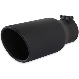 Flowmaster 15405B - SS Exhaust Tip Black  - 3.5 in Inlet Pipe Diameter - 5 in Round  Outlet