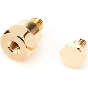 QuickCar - 57-665 - Battery Terminals Side Mount Gold Bolt (Pair)