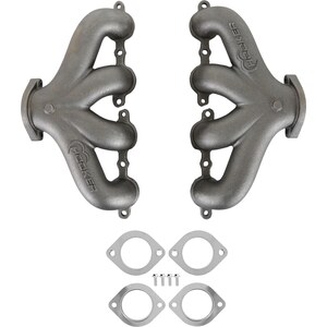 Hooker - 8504HKR - Exhaust Manifold Set GM LS - Center Dump