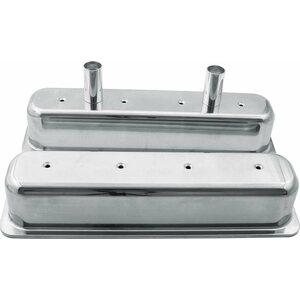 Allstar Performance - 26137 - Valve Covers SBC Alum Centerbolt w/Tubes