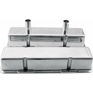 Allstar Performance - 26139 - Valve Covers SBC Alum w/Tubes