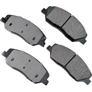 Akebono Brake Corporation - ACT1202 - Akebono Brake Corporation Brake Pads Front Hyundai Santa Fe 07-09