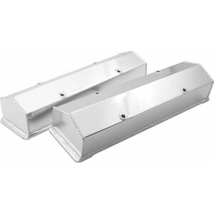 Allstar Performance - 26170 - Valve Covers SBC Fab Aluminum w/o Tubes