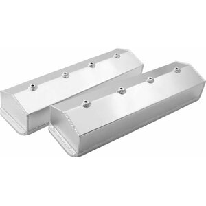 Allstar Performance - 26172 - Valve Covers SBC Fab Alum Centerbolt