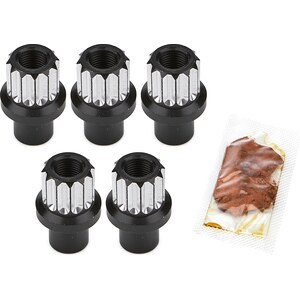 Drag Race Solutions - 7305-500M - Billet Aluminum 12pt Lug Nuts - 1/2 5pk