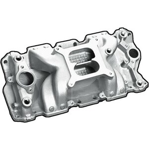 Professional Products - 52026 - Sbc Power+Plus Crosswind Manifold - Satin