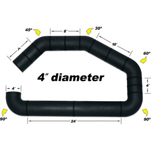 Airaid - AIR-100-400 - Universal Tube