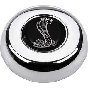 Grant - 5683 - Chrome Horn Button-Cobra