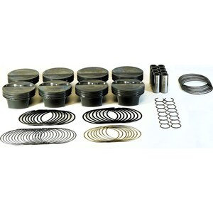 Mahle Pistons - 930225475 - LS 6.2L PowerPak Piston Set Dished 4.075 Bore