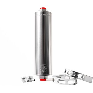 Vapor Trapper - VT8SIL-3/8-P - Premium Install Package 8in Silver Billet Clamps