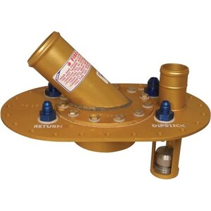 ATL Fuel Cells - PT-BG-040 - 2-1/4 O.D. Fill w/ Flapp er Valve Assy.  1-1/2 Ve