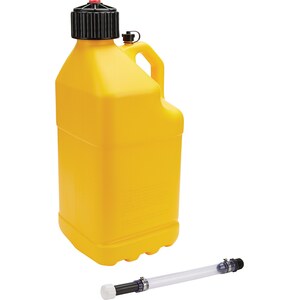 Allstar Performance - ALL40123 - Utility Jug 5 Gal w/Filler Hose Yellow