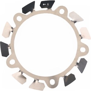 Allstar Performance - ALL42176 - Brake Fan Alum LH Wide 5