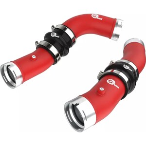 AFE Power - 46-20724-R - Intercooler Pipe - Aluminum - Red Powder Coat - Turbocharger to Intercooler - Toyota 4-Cylinder - Toyota Midsize Truck 2022-25