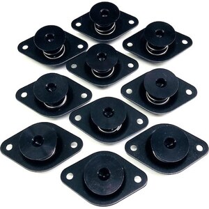 Drag Race Solutions - 4010-550E-B - Qtr Turn Self Eject Alm Fastener Large Hex Head