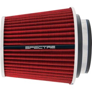 Spectre - SPE-8132 - 4in Inlet Cone Filter Red 5.5 in Long