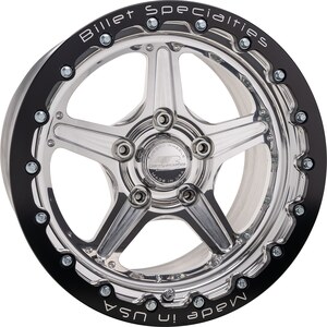 Billet Specialties - RSB23515L6165 - Street Lite Wheel Polished 15x15 6.50in BS