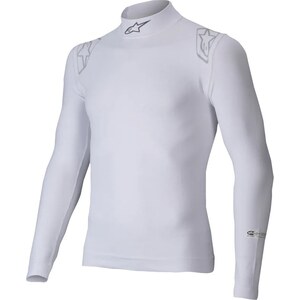 Alpinestars USA - 4750325-20-M/L - Underwear Top ZX EVO V3 White Med/Lrg Long Slve