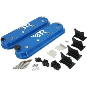 Brian Tooley Racing - VCA-02-Blue-CM - Blue LS Valve Covers w/Coil Mounts