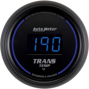 AutoMeter - 6949 - 2-1/16 CB Trans Temp Gauge  Digital